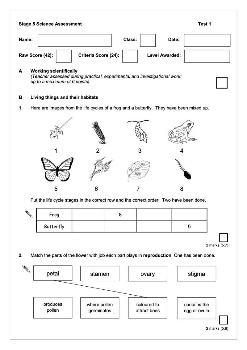 5  Stage 5 Test 1